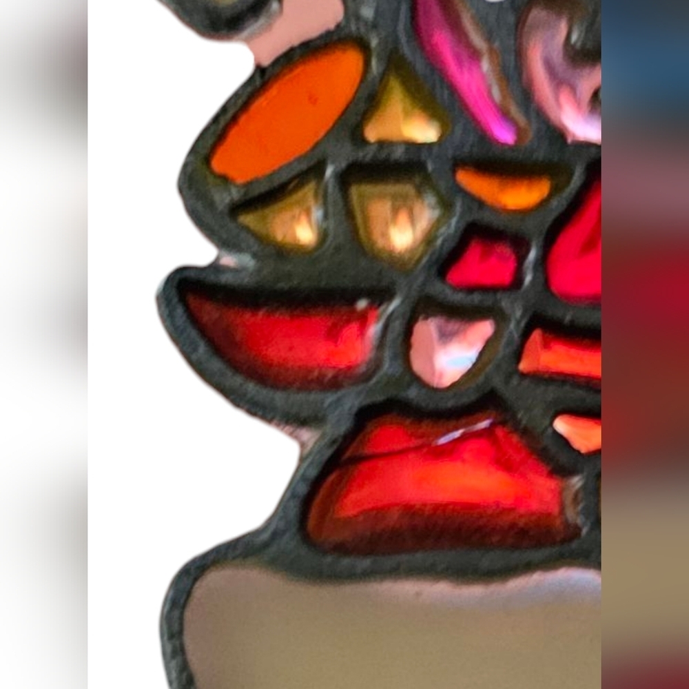 Vintage - Kurt S Adler Festive Holiday Stained Glass Ornament Presents​ - Picture 3 of 5